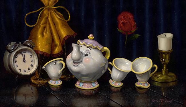 Artist Clinton Hobart Disney Art portrait